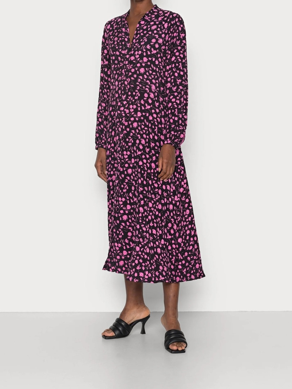 Arket Floral Print Dress Button Down EU 34 XS‎